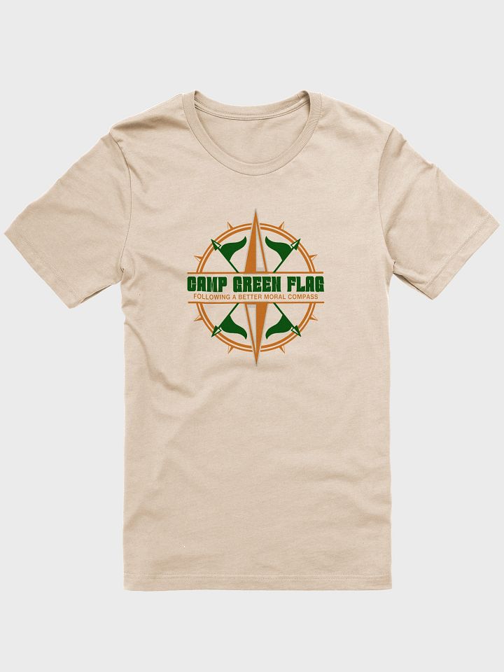 Camp Green Flag Compass Unisex Tee product image (1)