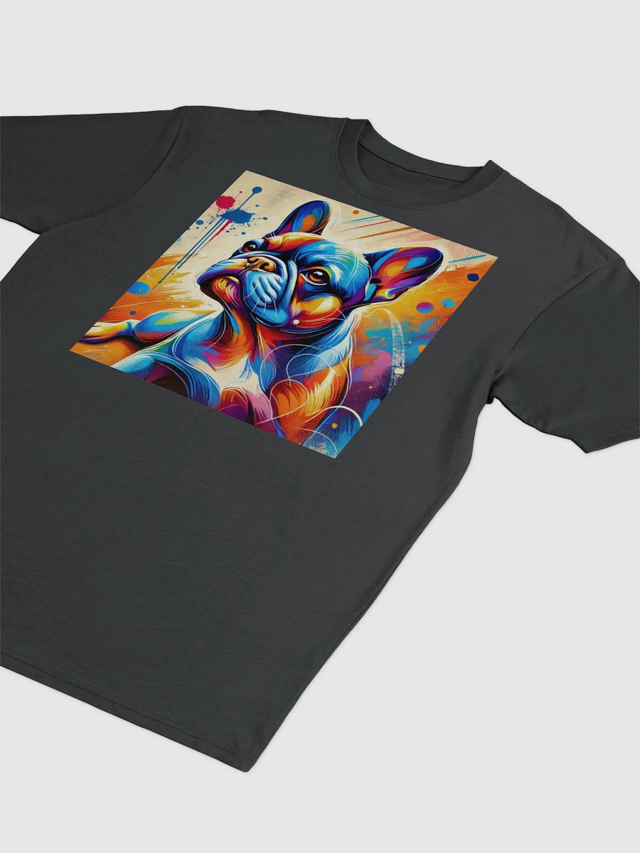 Vibrant Frenchie Abstract Tee product image (3)