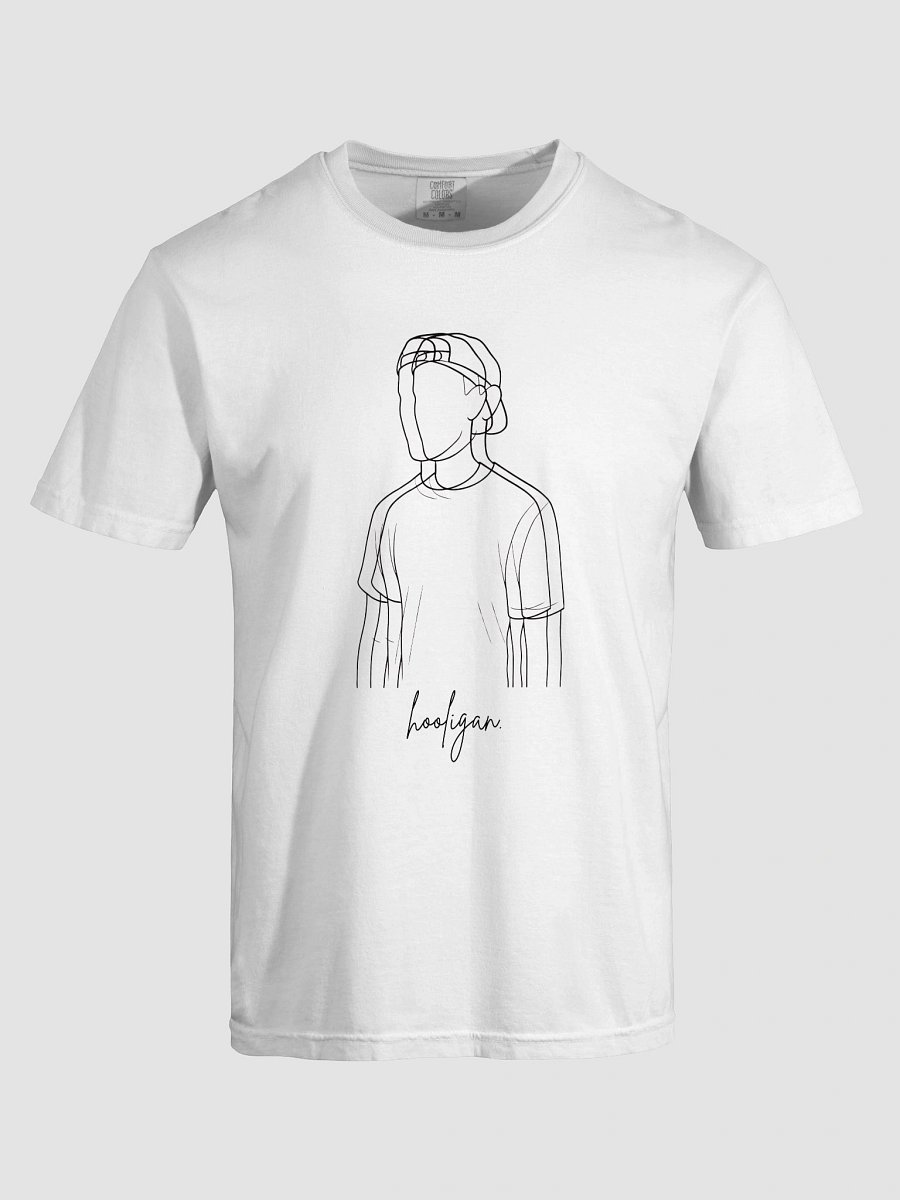 Hooligan Black Outline T product image (37)