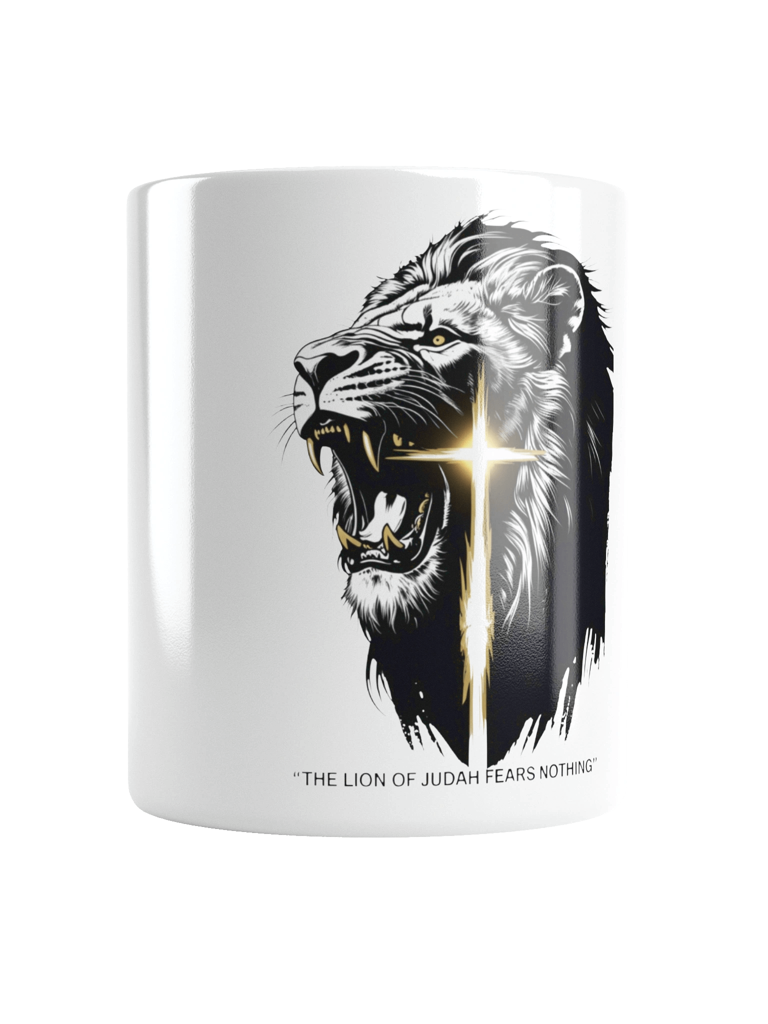 Divine Roar White Glossy Mug product image (18)