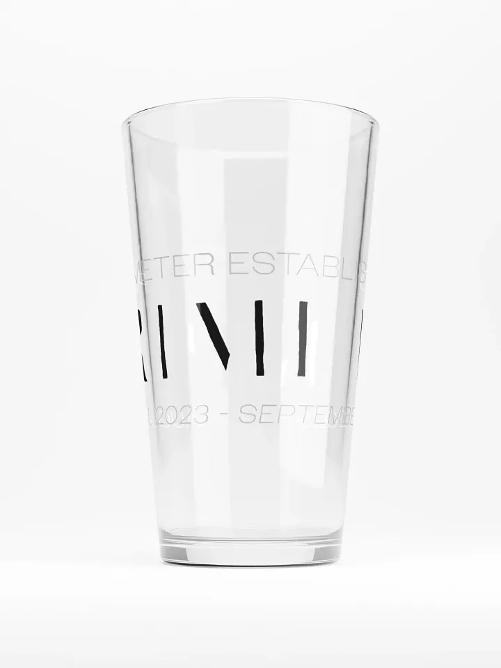 Perimeter | Pint Glass by Nik the Hat product image (1)