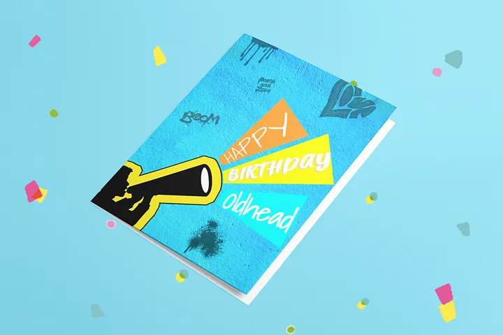 “HPBD Oldhead” card product image (2)
