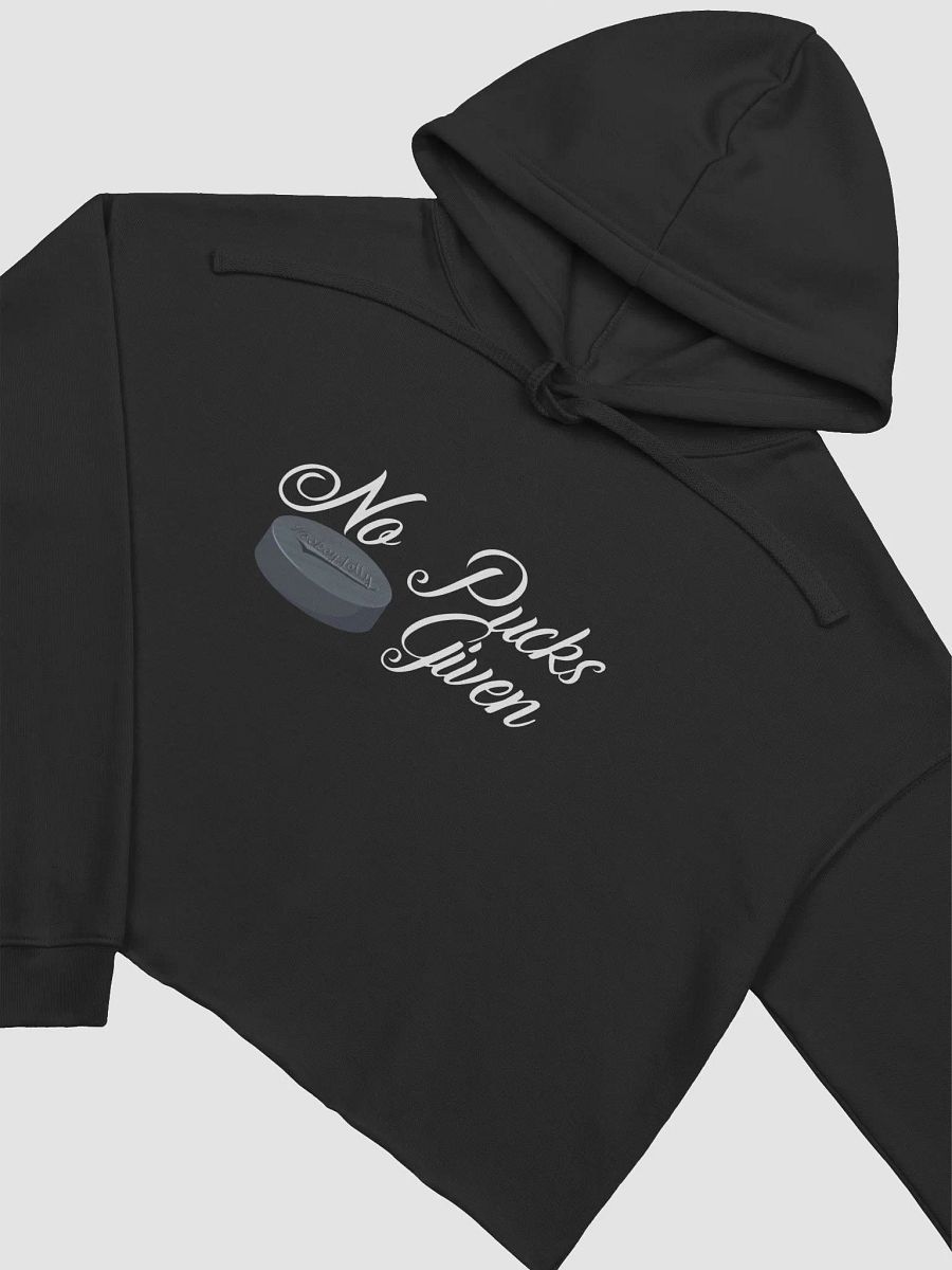 No Pucks Given Crop Hoodie product image (3)