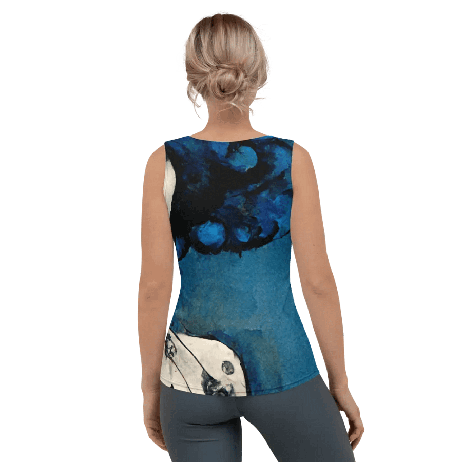 Blue Vibes All-Over Women's Tank Top product image (2)