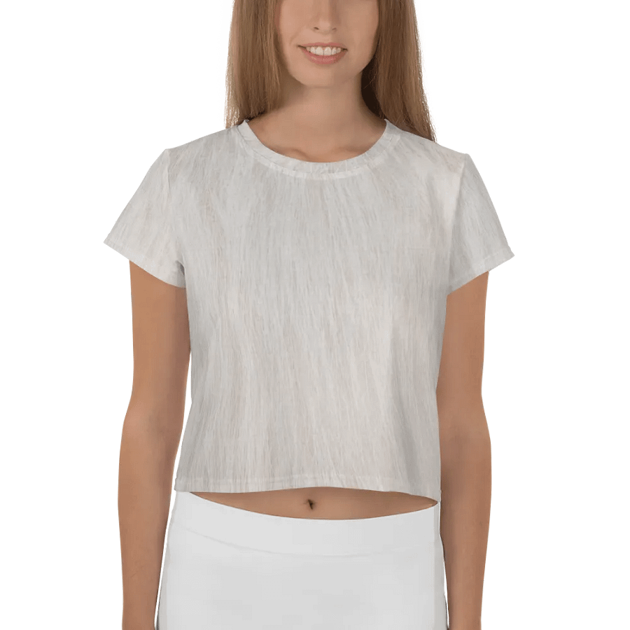 White Cat Crop Tee product image (1)
