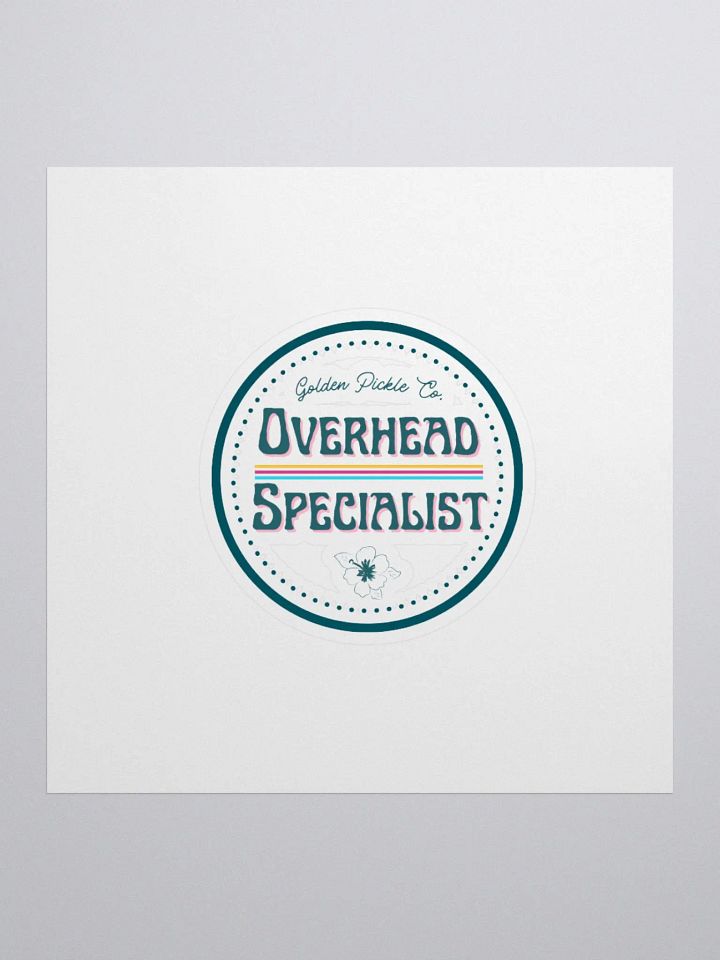 Overhead Specialist Kiss Cut Stickers product image (2)