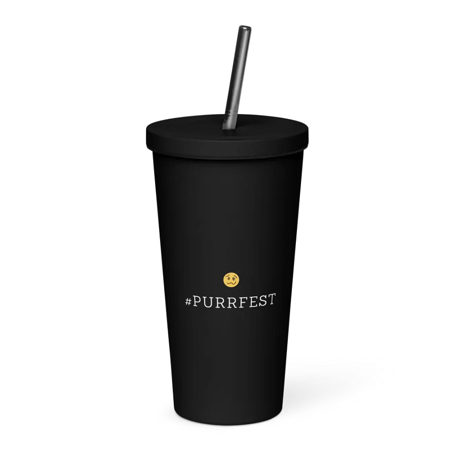 Tumbler with Straw - PURRFEST product image (3)