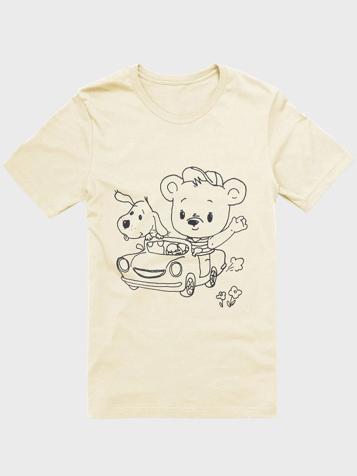Whimsical Road Trip Bear & dog T-Shirt product image (2)