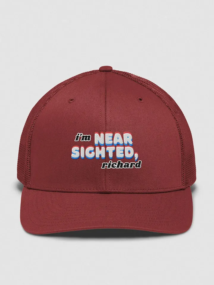 I'M NEARSIGHTED, RICHARD 112 trucker hat product image (22)