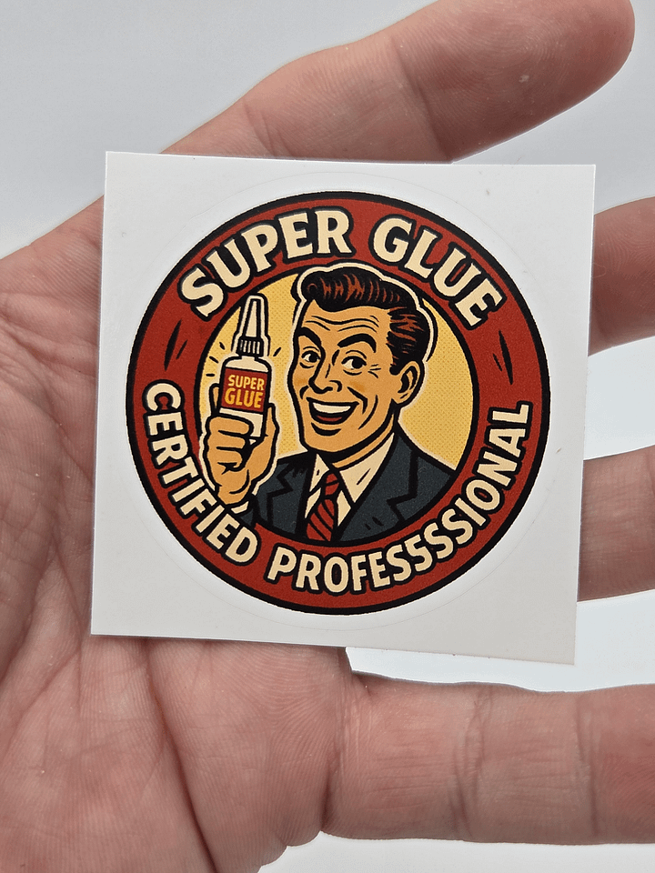 Super Glue Certified Professional Sticker product image (1)