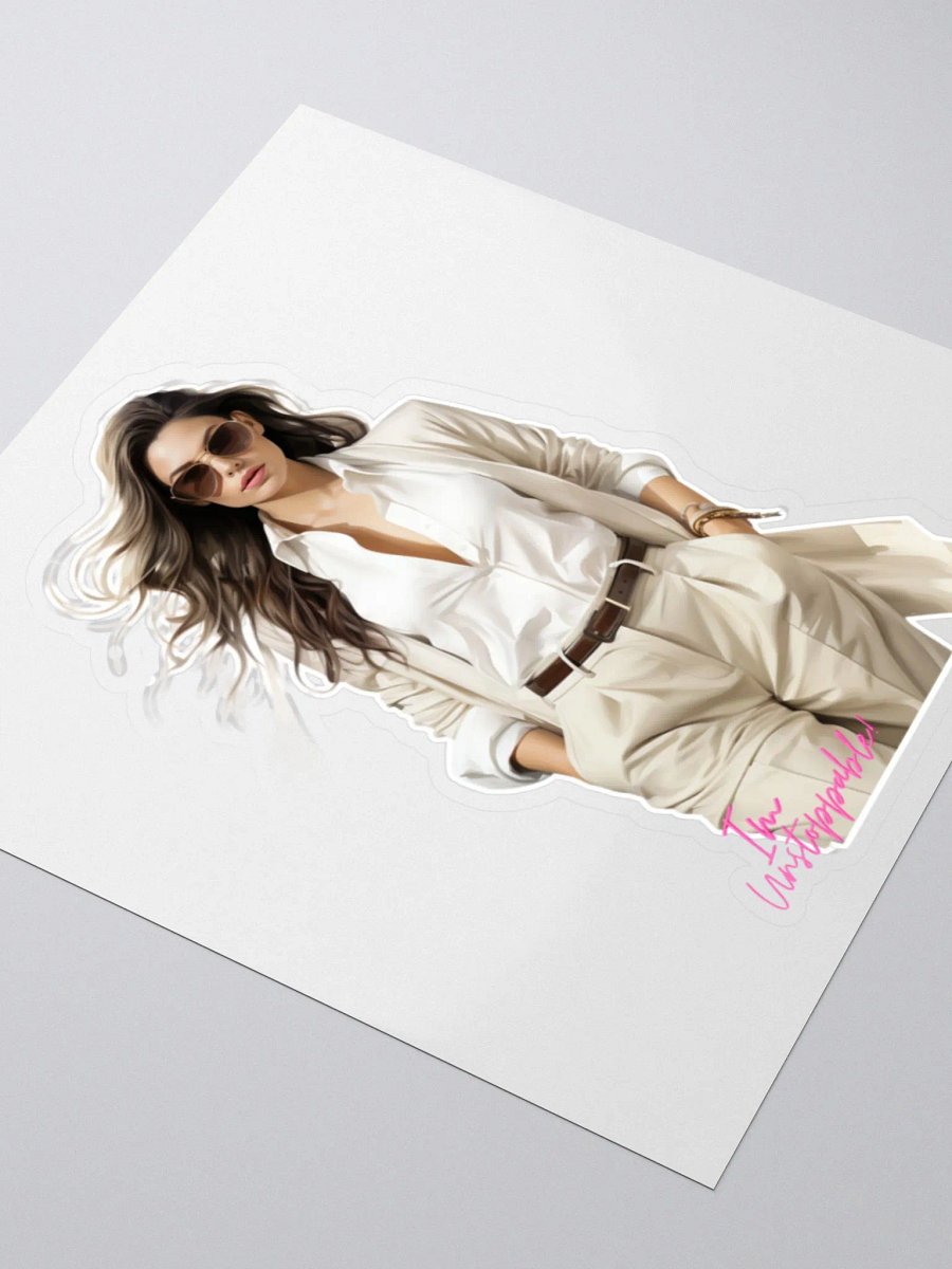 Inspirational sticker, I'm Unstoppable product image (5)