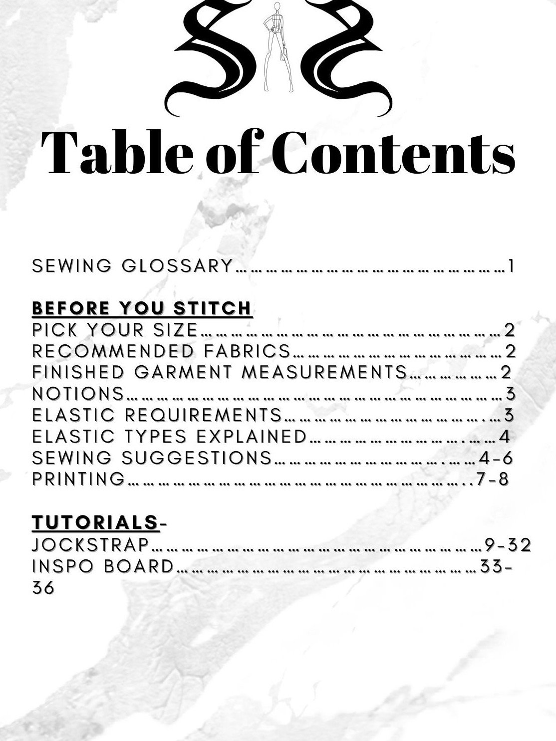 Men’s classic jockstrap - Sewing Pattern product image (3)