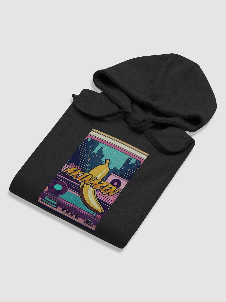AkinaZEN Retro-Futurism Banana Cityscape Hoodie product image (6)