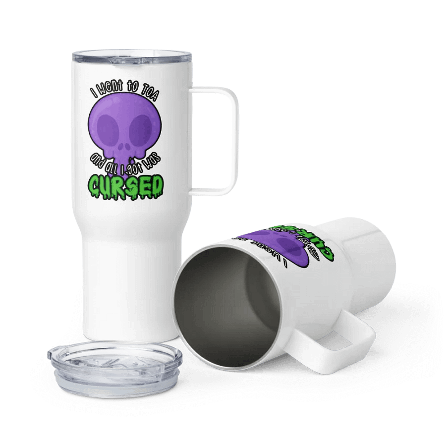 All I Got Was Cursed - Warlock - Travel Mug w/Handle product image (6)