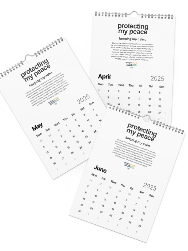 Official Planted By Calm | Calm Keepers Wall Calendar (Style 2, Choose Start Day) product image (2)