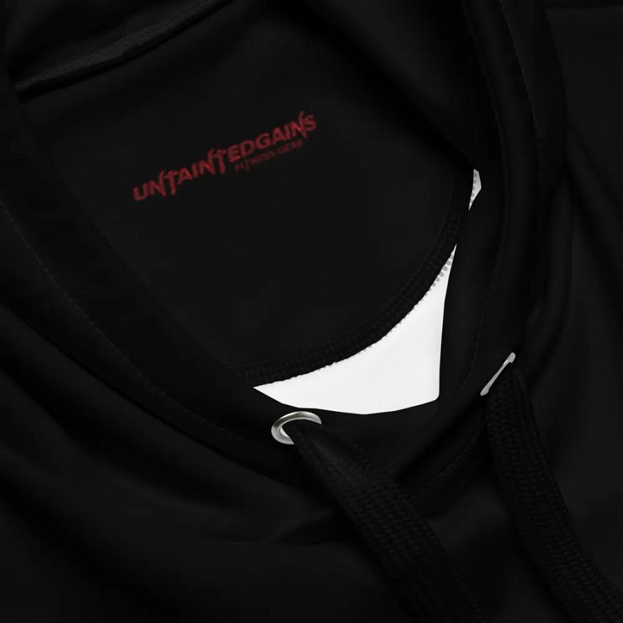 red untainted gains hoodie product image (4)