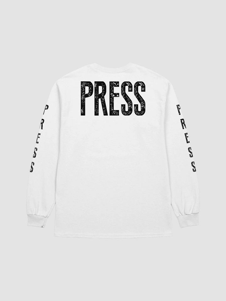 Black Text 2D Logo Bold Press Long Sleeve Tee product image (4)