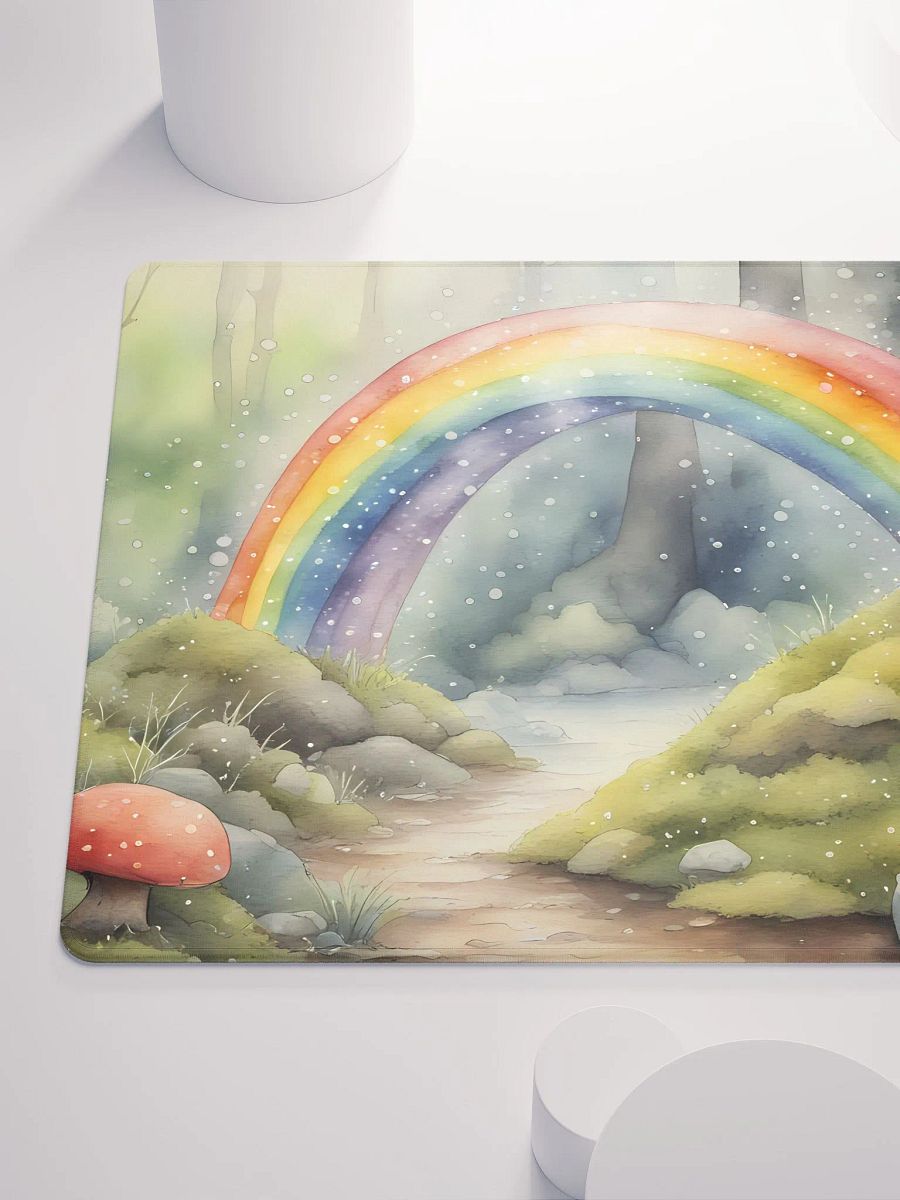 Fairytale Rainbow with Agaric and Moss, Gaming Mouse Pad, 2 Sizes product image (6)