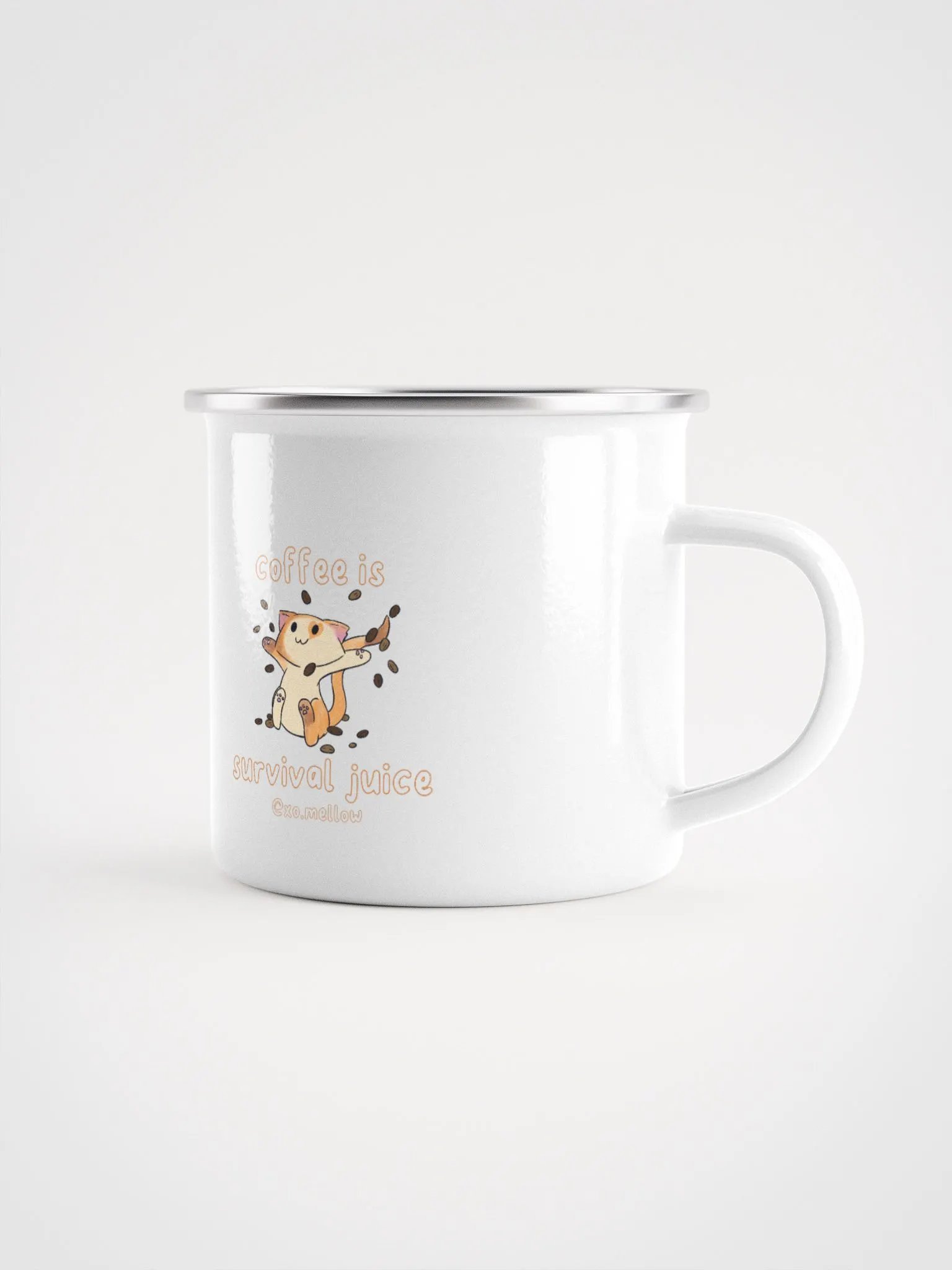 Mellow's Coffee Beans Enamel Mug product image (2)