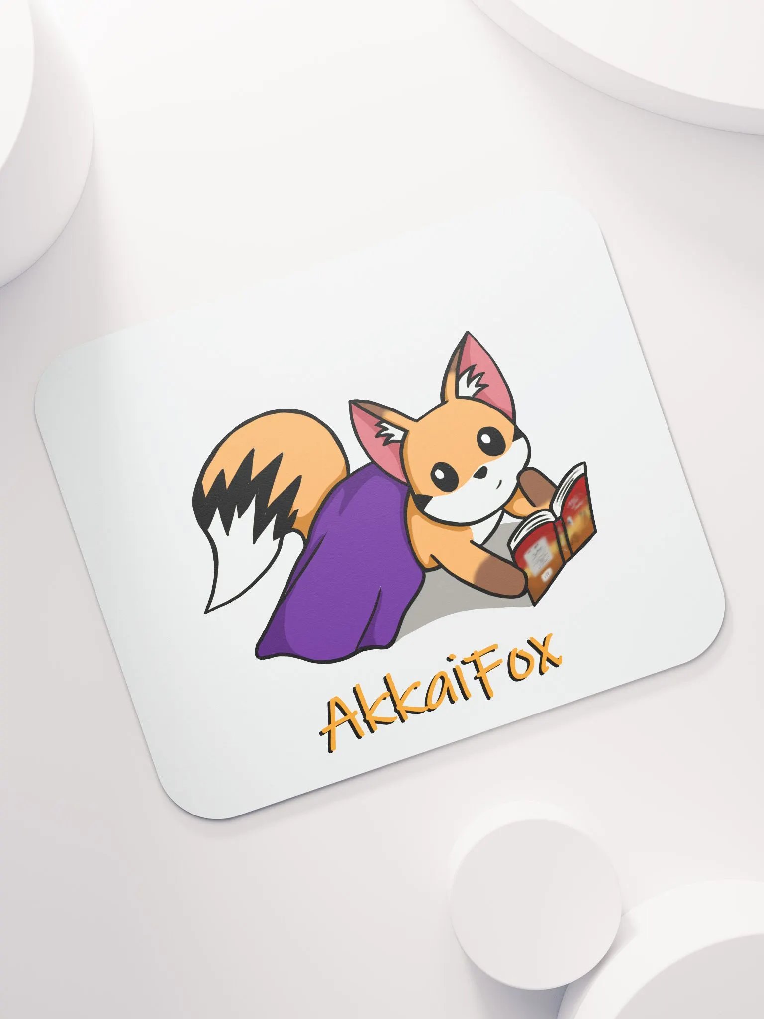 Fox Reading Mouse Pad product image (7)