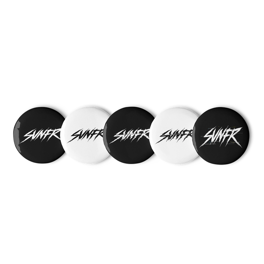 Glitch Pins (Black/White Set) product image (1)