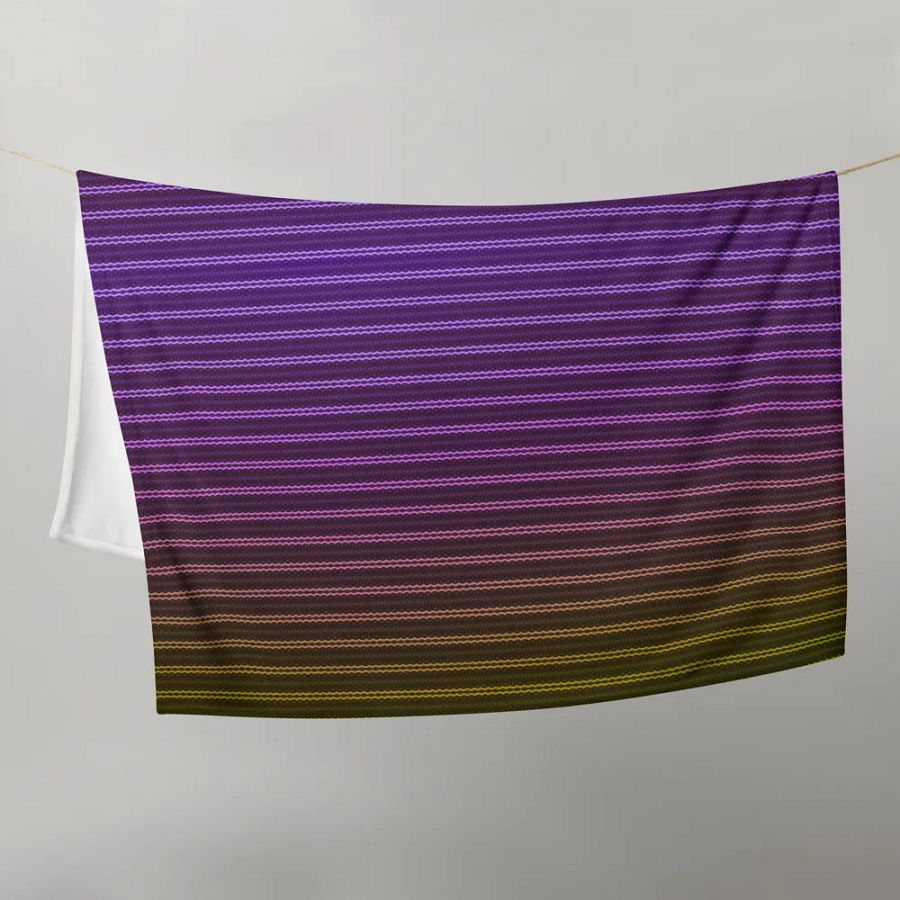 Elegant Chain Striped Throw Blanket product image (10)