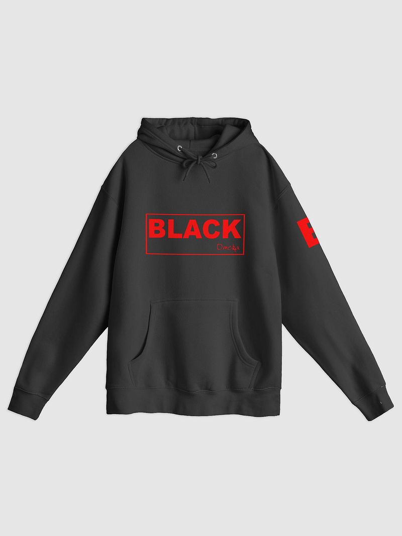 Black By Omega - Red | Premium Pullover Hoodie