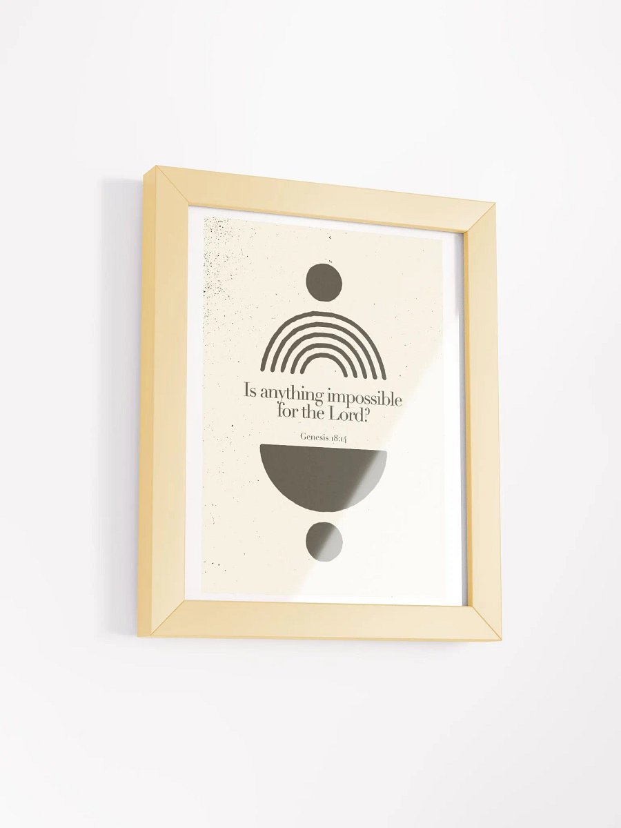 'Genesis 18:14' Poster product image (2)