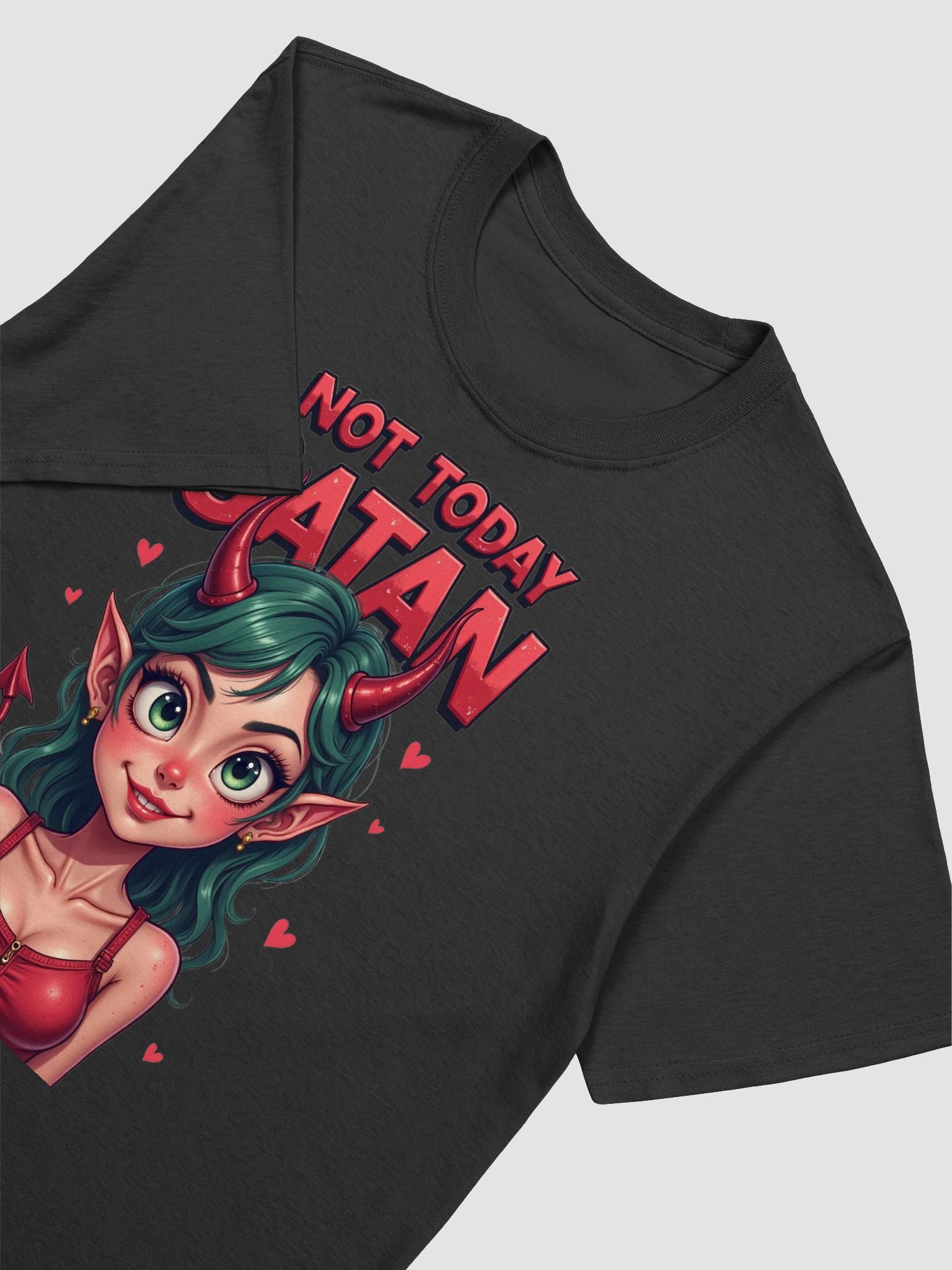 Not Today Satan Illustrated T-Shirt product image (48)