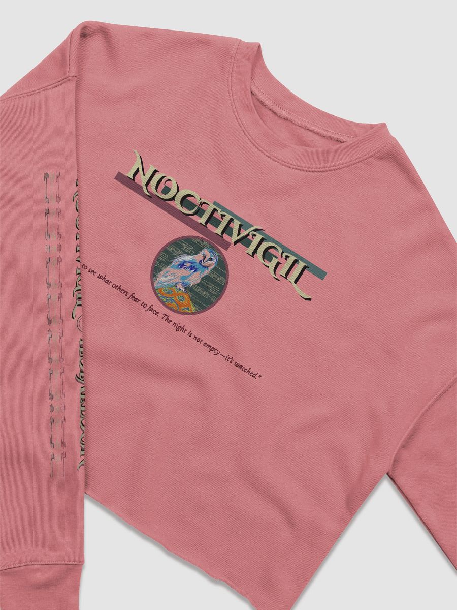 NOCTIVIGIL Bella+Canvas Women's Fleece Crop Sweatshirt product image (7)