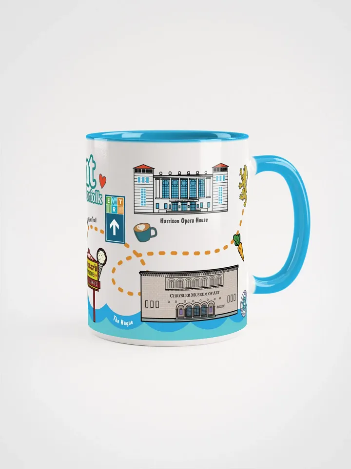 Ghent, Norfolk Virginia Coffee Mug - Color Inside product image (2)