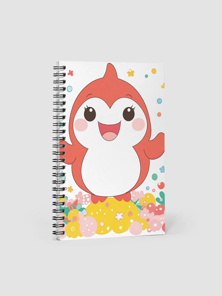 Cheerful Penguin Spiral Notebook product image (1)