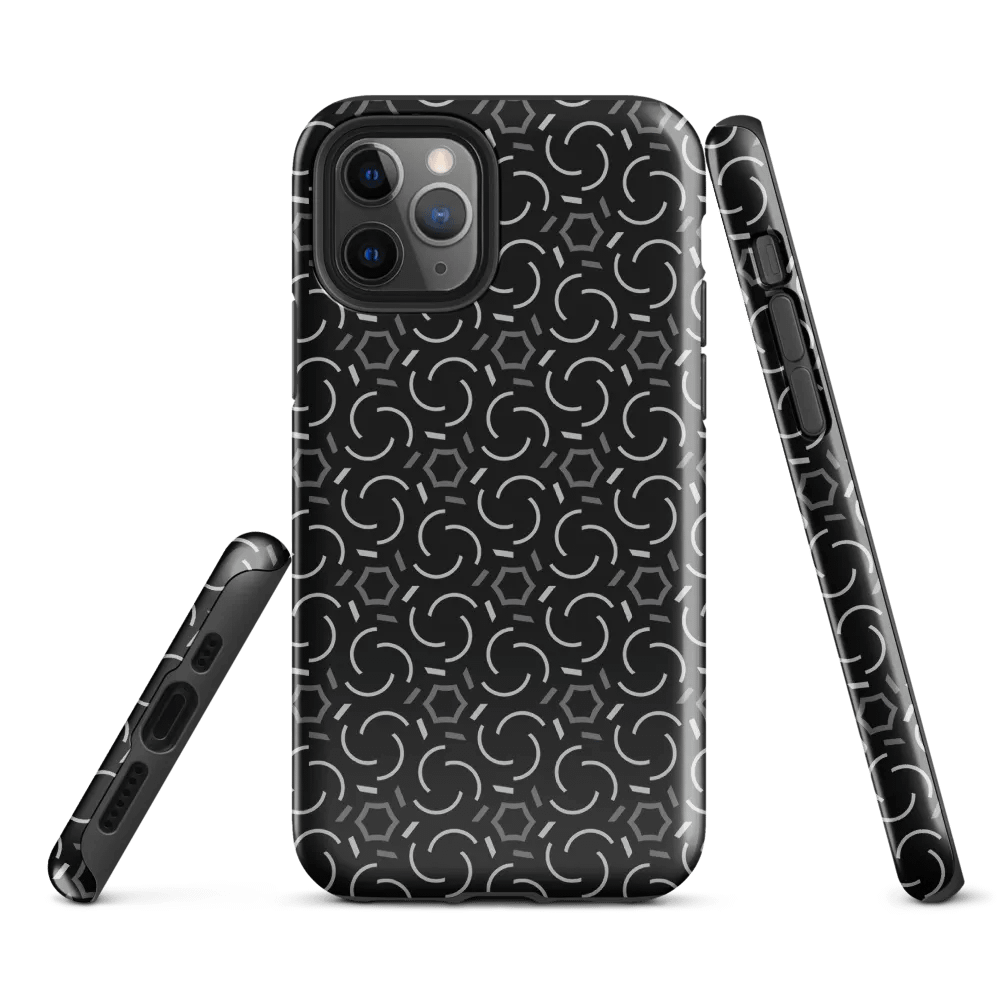 Smoke & Shadow Geometric Pattern Tough iPhone Case product image (1)