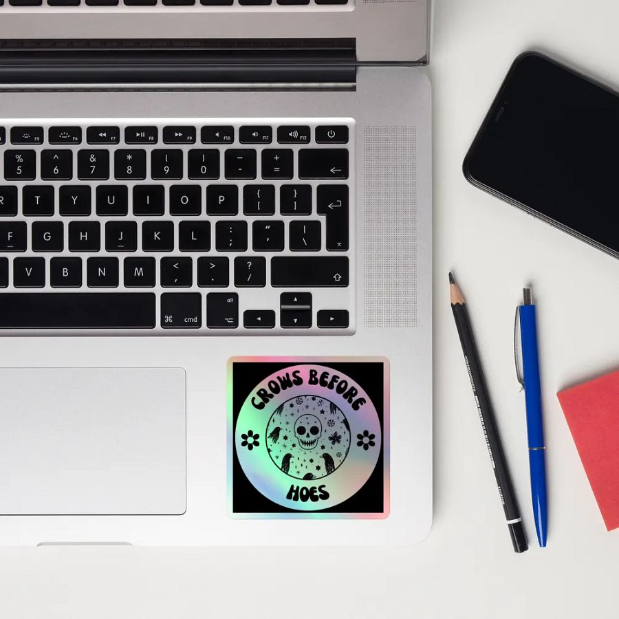 CROWS BEFORE HOES HALOGRAPHIC STICKER: Limited Edition product image (10)