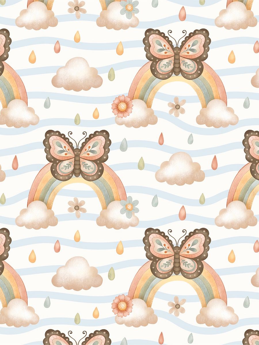 Butterfly with Rainbow - Non-Exclusive Pattern product image (3)