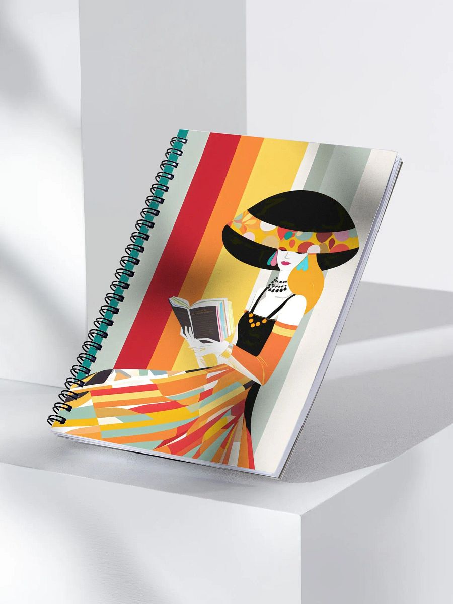 Chic Reader's Retreat Spiral Notebook product image (3)
