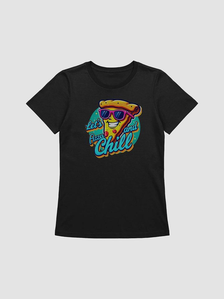 Pizza and Chill Women's Relaxed-fit Tee Bella+Canvas (Women's) product image (1)