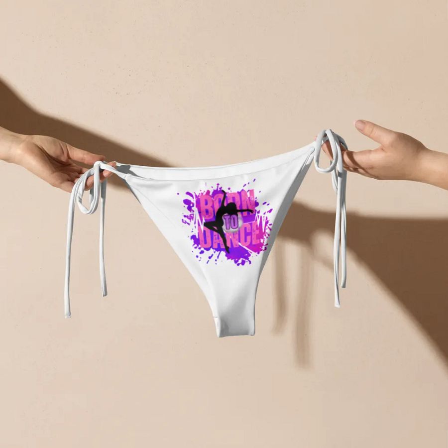 Born to Dance Her Silhouette String Bikini Bottoms product image (5)