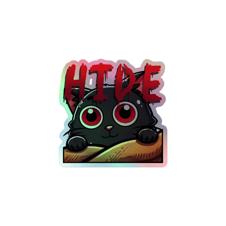 Hide and Seek Kitty Holographic Sticker Sheet product image (1)