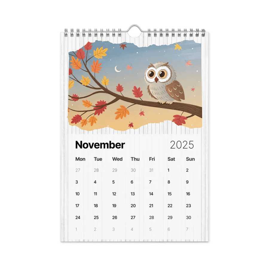 ADORABLE ANIMALS WALL CALENDAR 2025 product image (11)
