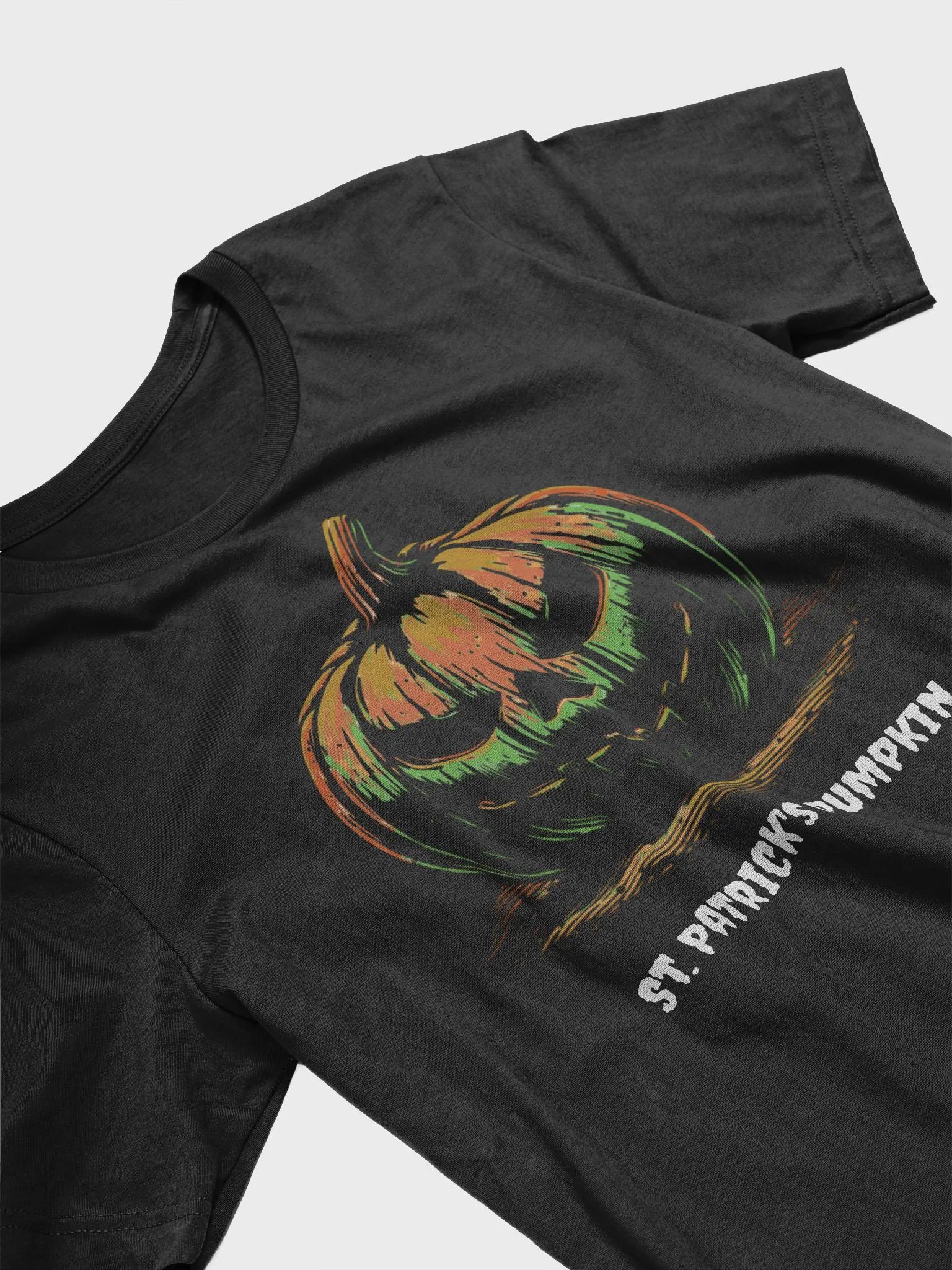 Glowing St. Patrick's Pumpkin T-Shirt product image (3)