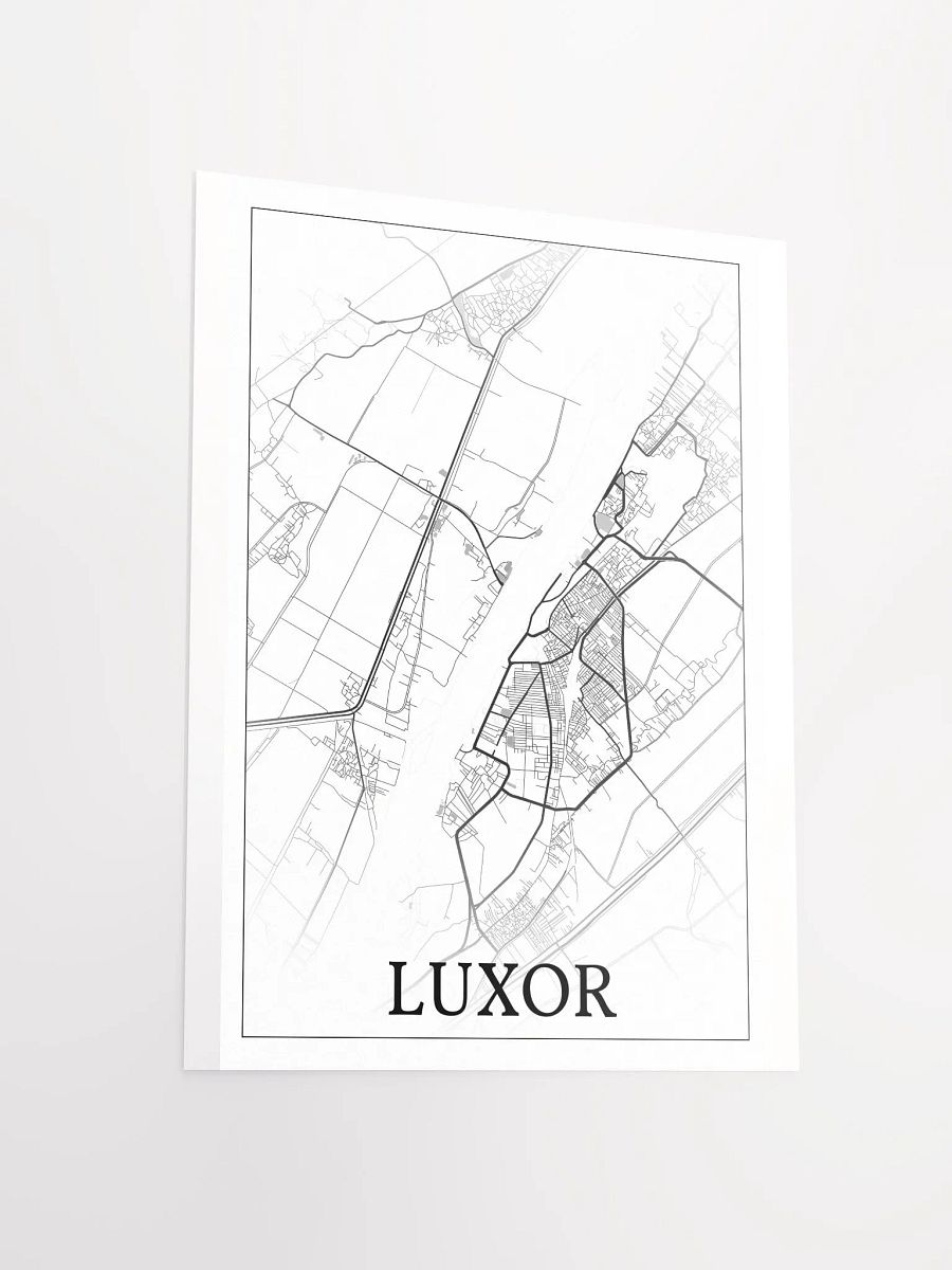 Luxor, Egypt, city map print product image (13)