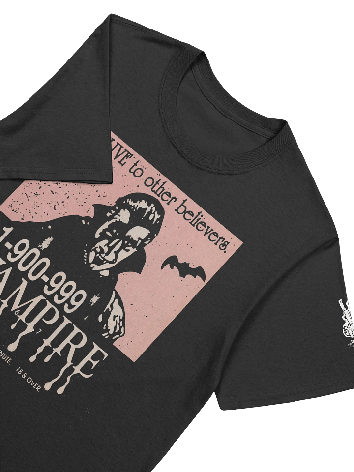 DEAD HORROR CLOTHING - VAMPIRE HOTLINE UNISEX SOFTSTYLE T-SHIRT product image (1)