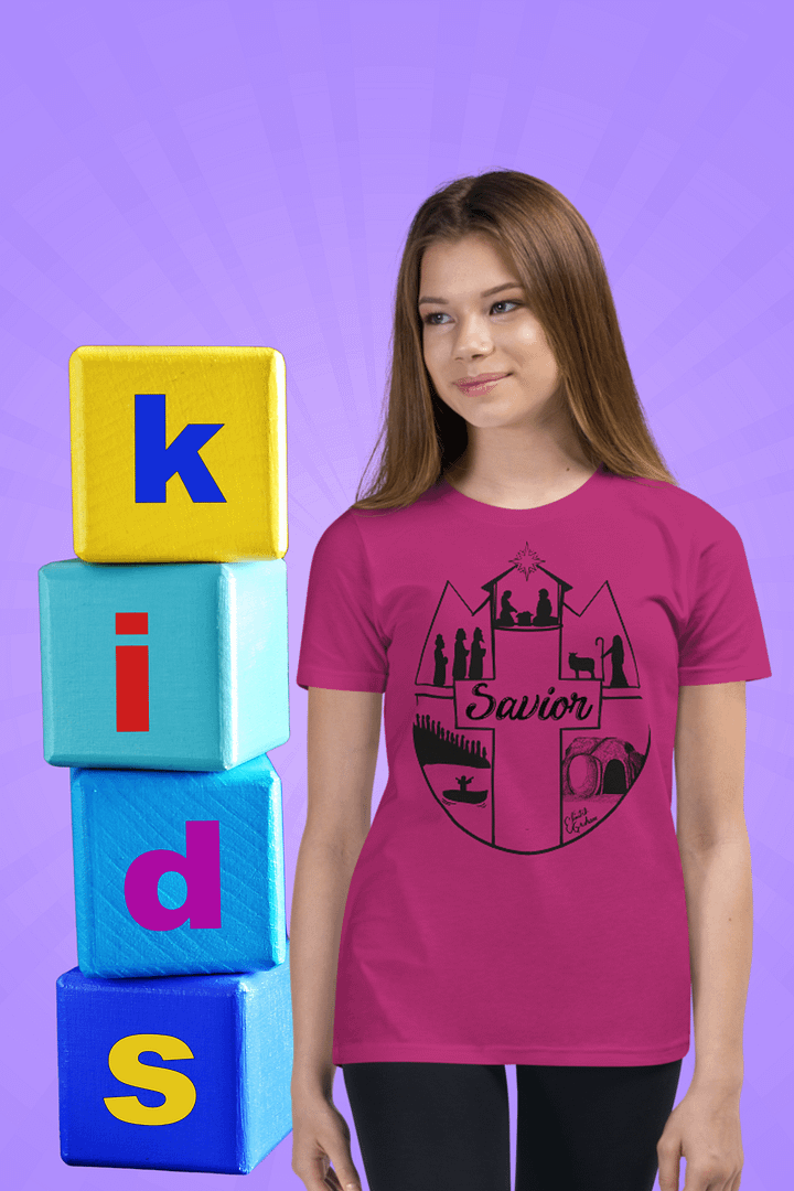 Kids Hand Drawn Savior's Journey T-Shirt product image (1)