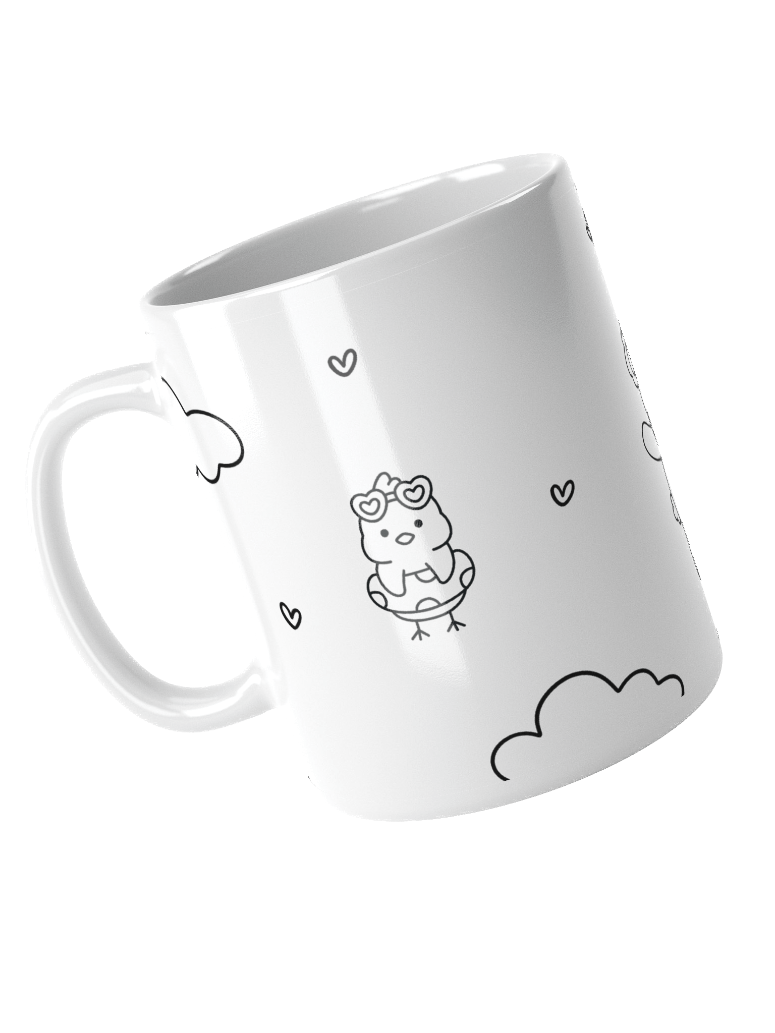 Snuggly Friends White Mug – Coloring Edition product image (4)