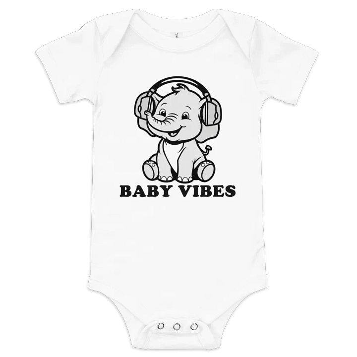 Baby Vibes Elephant Onesie product image (2)
