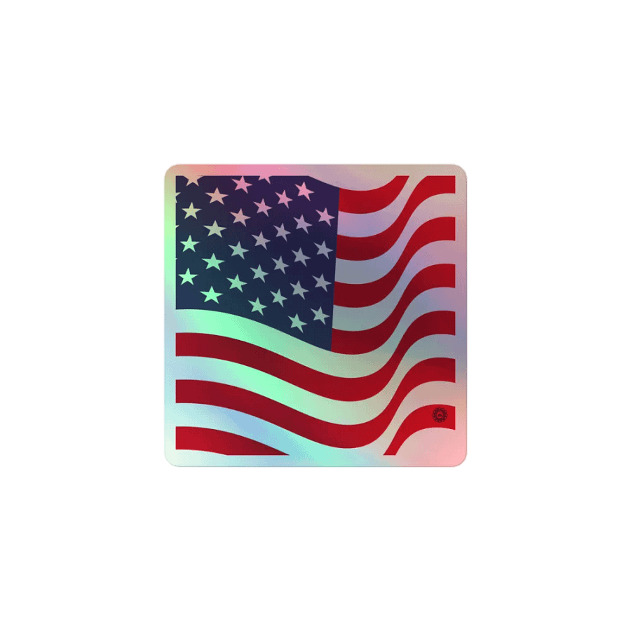 American Pride Holographic Sticker Set product image (1)