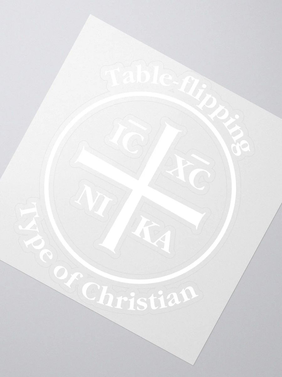 Table Flipper Sticker (White) product image (4)