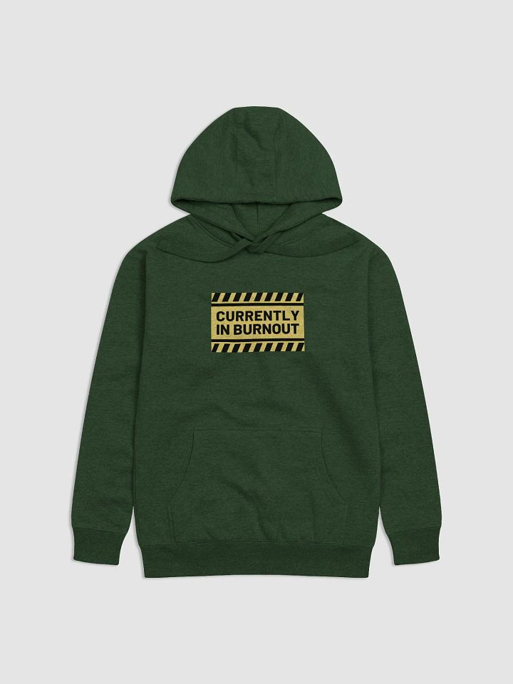 CURRENTLY IN BURNOUT printed heavyweight hoodie product image (2)