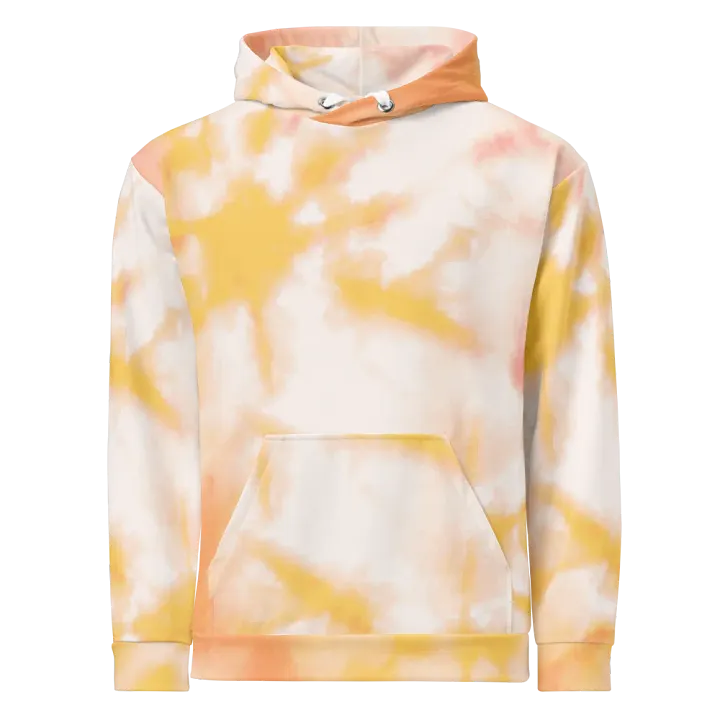 Sun-Kissed Tie-Dye Hoodie – Soft, Sporty & Eco-Friendly product image (1)